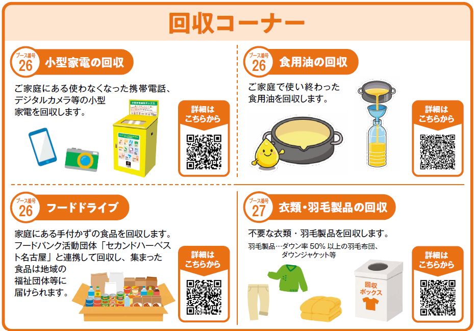 回収コーナー（エンゼル広場）